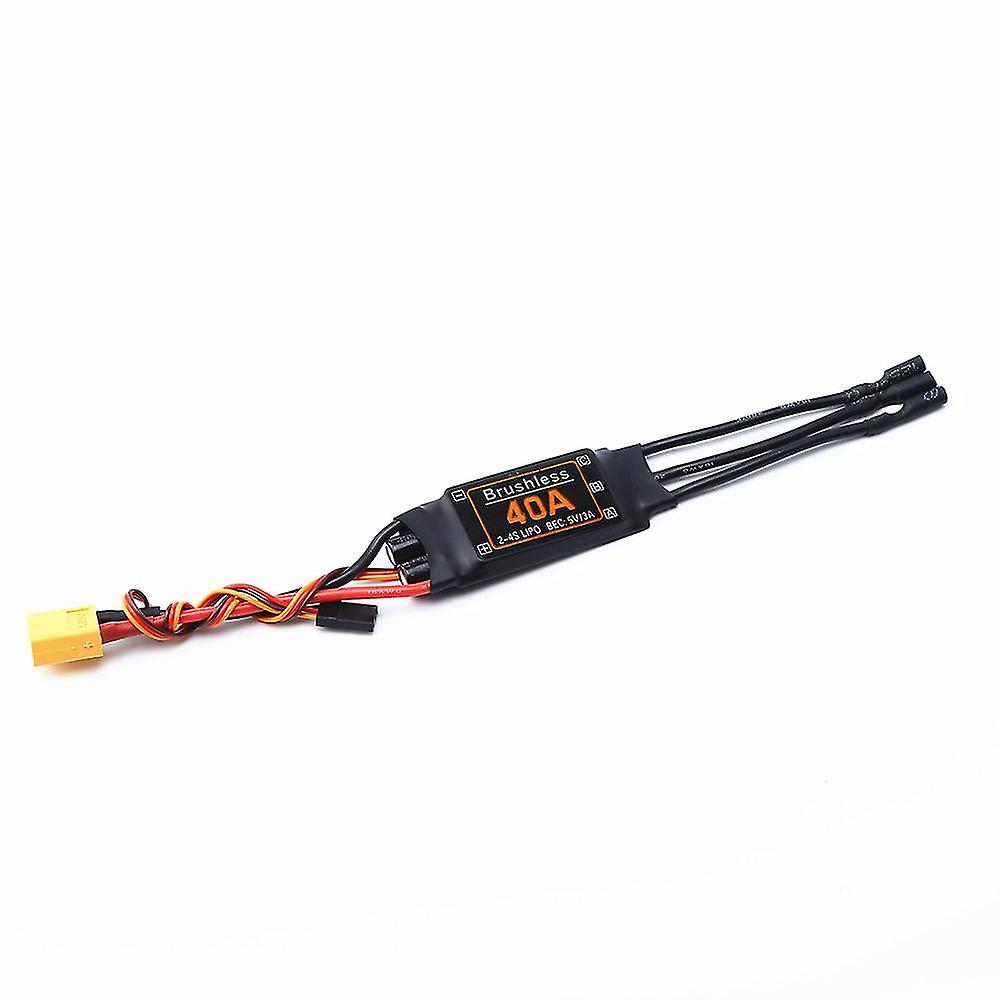 40a Brushless Esc Xt60 Plug Durable Rc Airplanes Toys Accessories For Rc Fixed Wing Plane Helicopte