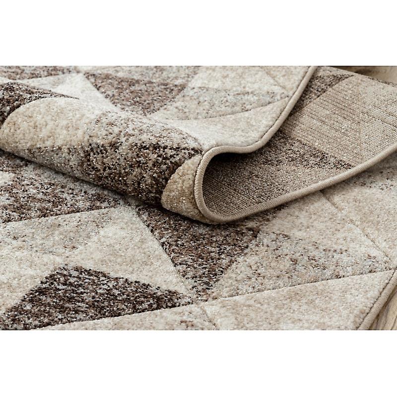 Runner FEEL 5672/15055 TRIANGLES beige / brown / cream 100 cm