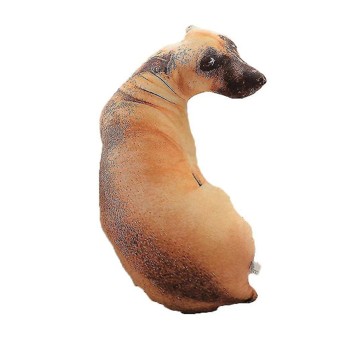 Print Throw Pillow Cushion Cute Throw Pillow Plush Doll Print Dog Cushion In50cm)