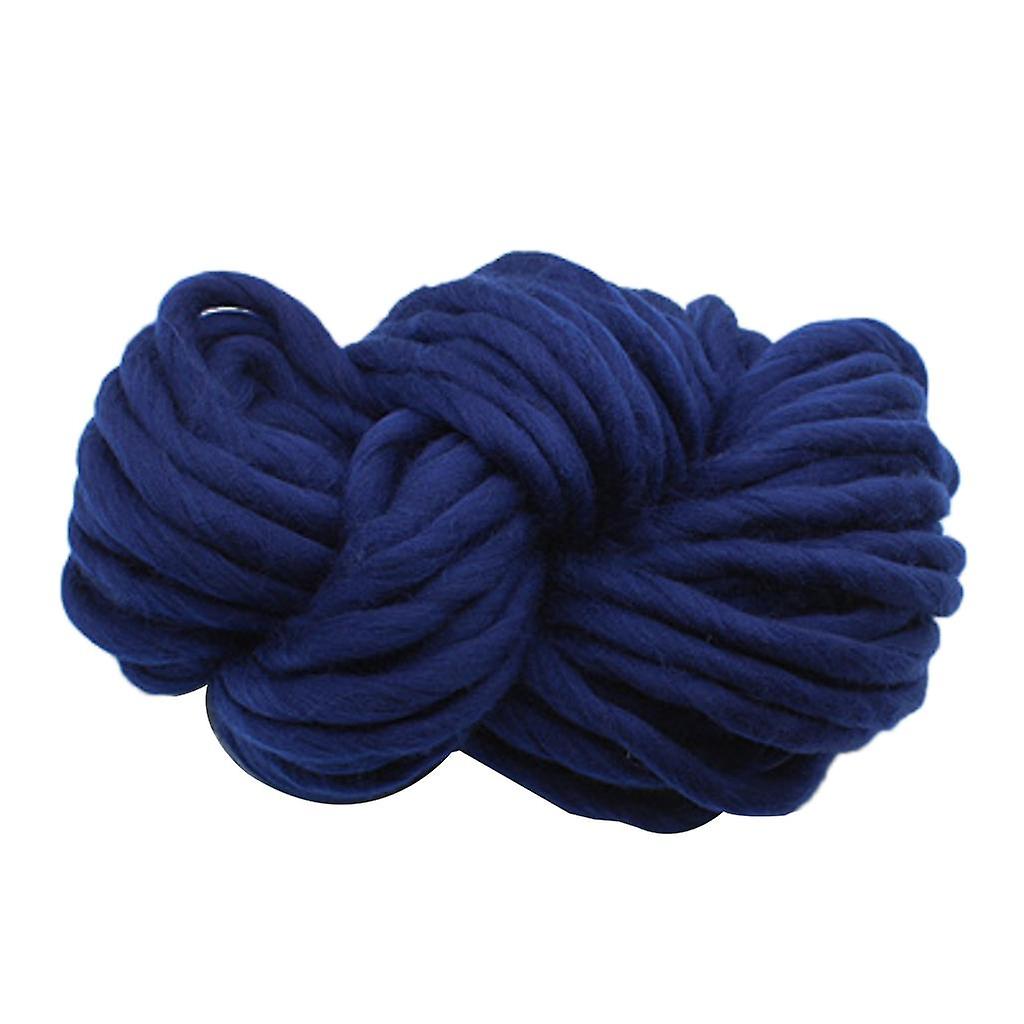 Square Thick Woolen Hand knit Bed Couch Throw Blanket Sofa Cover Light Gray