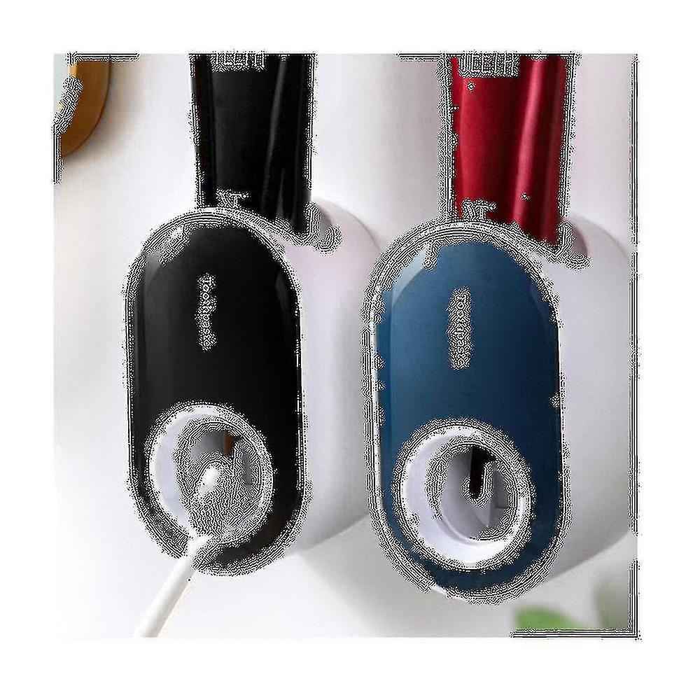 Automatic Toothpaste Squeezer Set, Electric Ultraviolet Disinfection Toothbrush, Wall-mounted Non-p