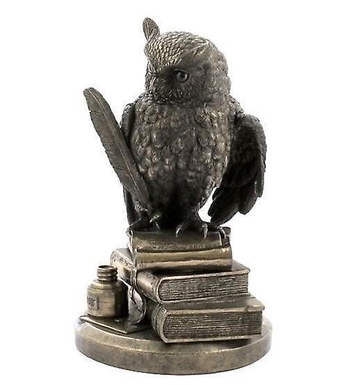 Wise Owl On Books Figurine By Allianceinteriorsltd
