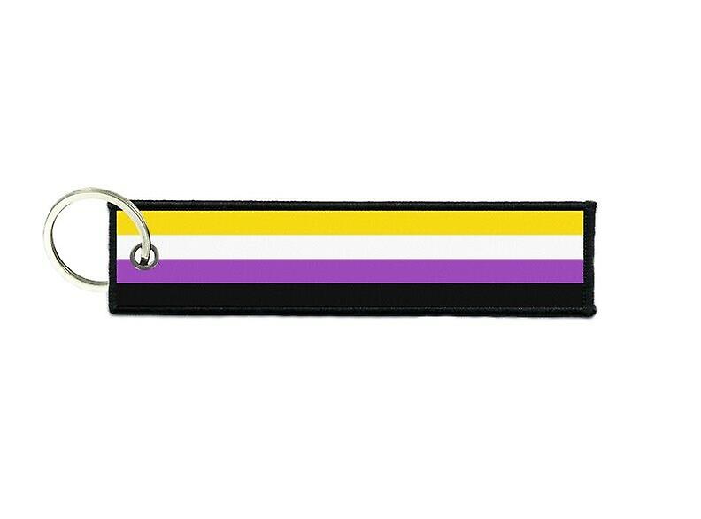 Port Cles Key Cle Homme Homme Fabric Brode Prints Flag Not Binary