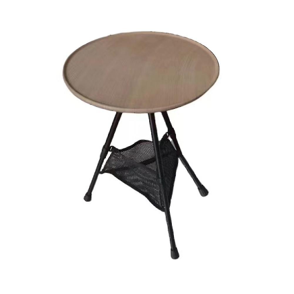 Table ronde pliante en plein air -jambe Table à manger Portable Picnic Table relevable,