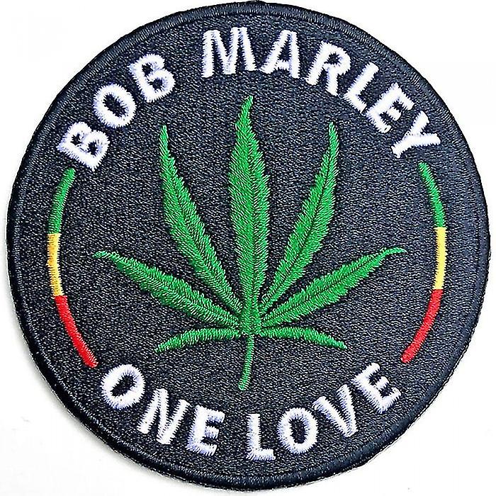 Bob Marley Leaf Iron On Patch
