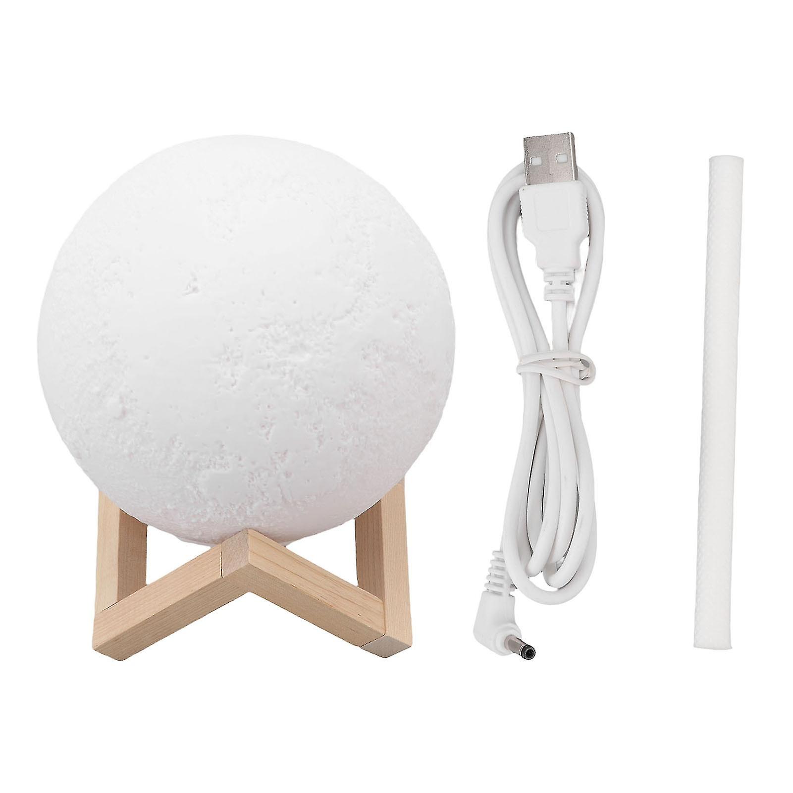 Diffusor für ätherische Öle 1600ml - Leiser 35db Luftbefeuchter mit Holzmaserung und Nachtlicht - USB-Stromversorgung