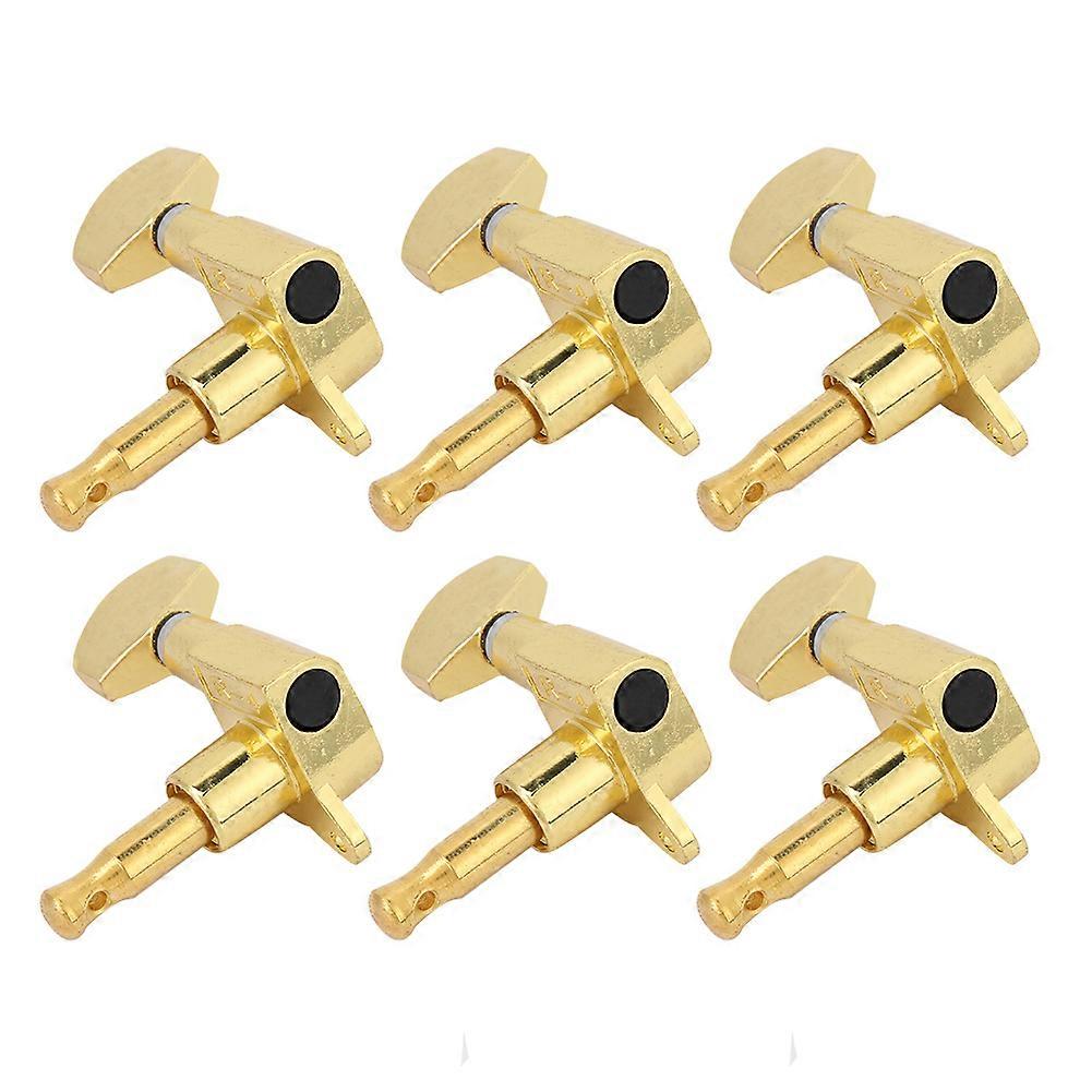 Gold plated 10 Strings Guitar String Tuning Pegs Square Head Guitar Keys Tuners Machine Head