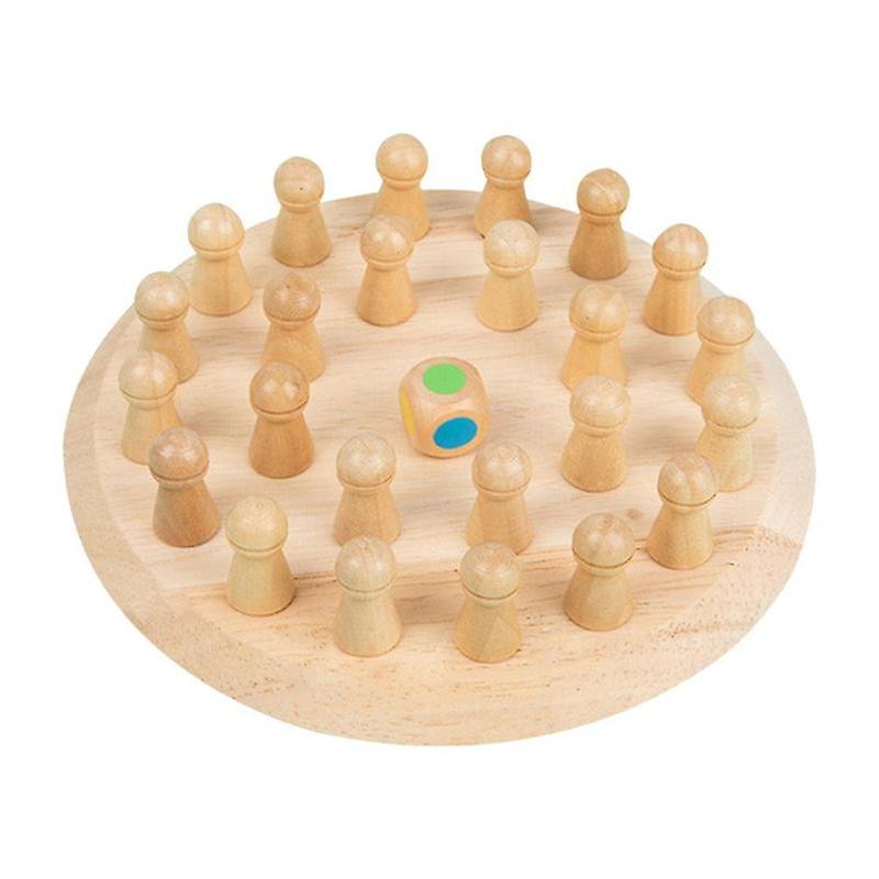 Kids Wooden Memory Match Stick Chess Fun Color Game Board Puzzles Educational Toy Cognitive Ability Learning Toys For Child