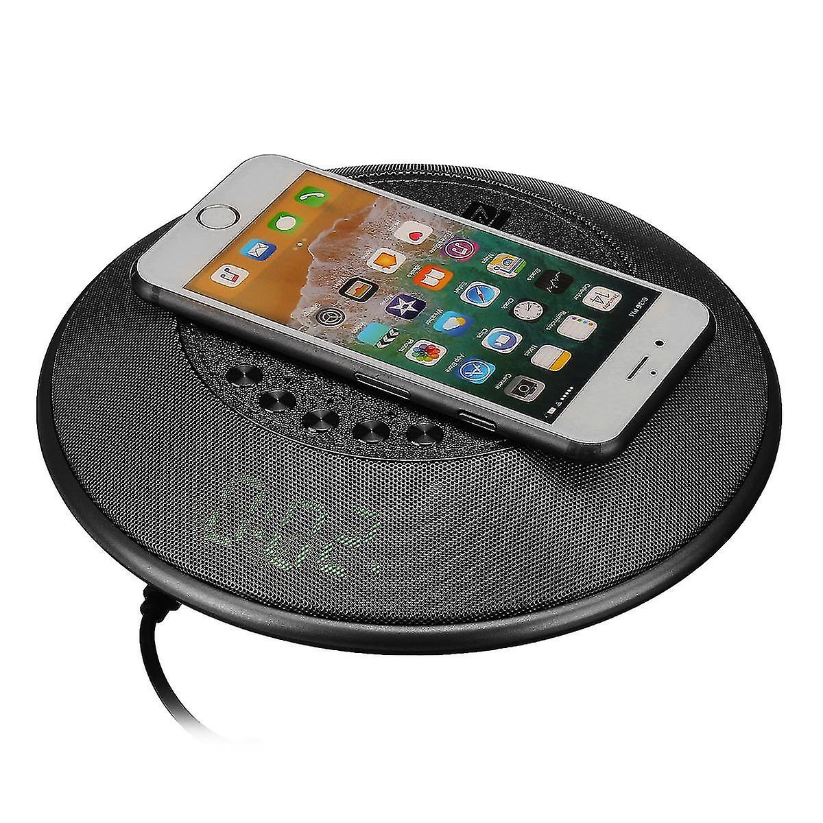 مكبرات الصوت المحمولة USB شحن مكبر صوت بلوتوث شاحن لاسلكي ستيريو مضخم صوت منبه رقمي مدمج-