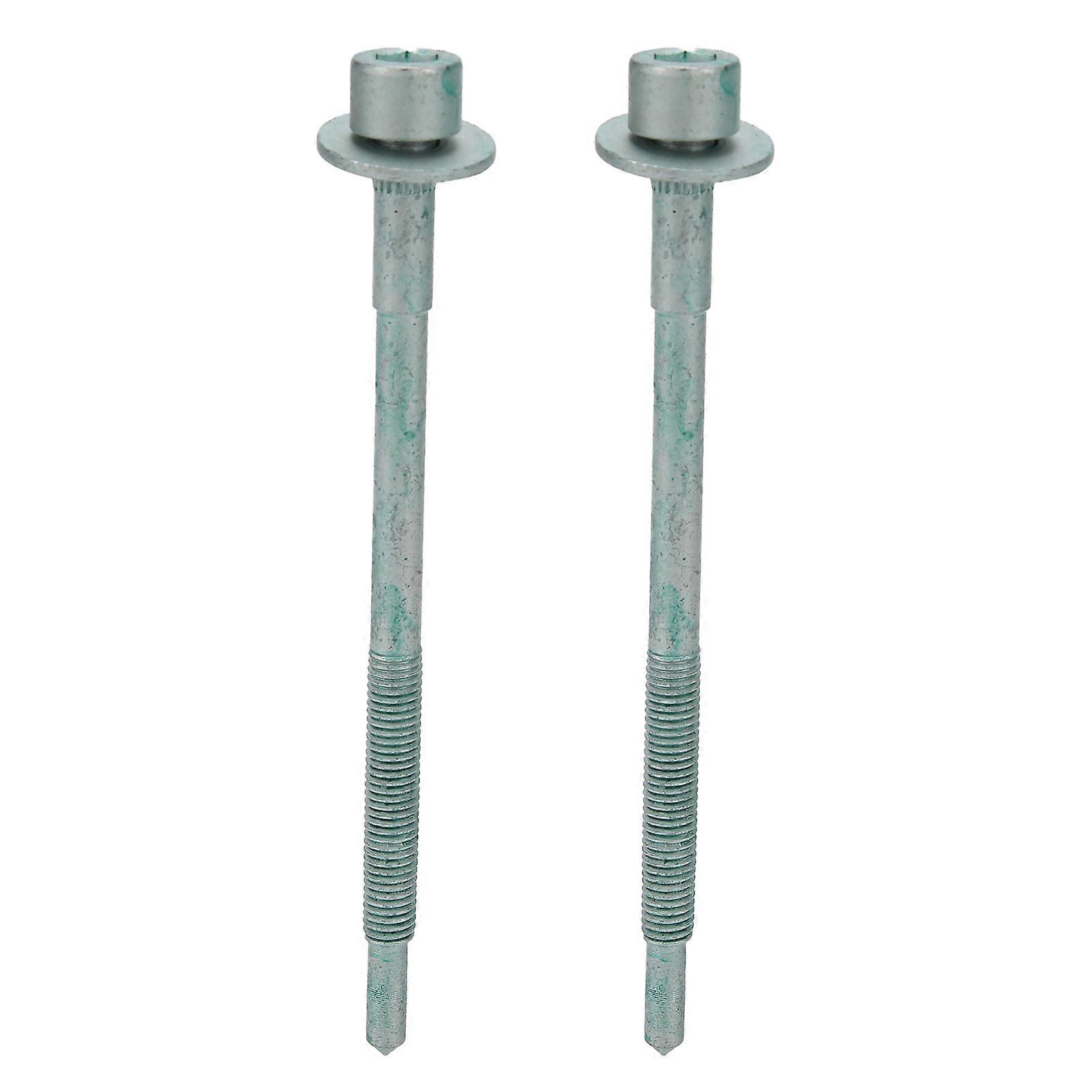 2pcs Car Front Bumper Mounting Screws Durable Bolts Fit for A6 C5 M8 Thread