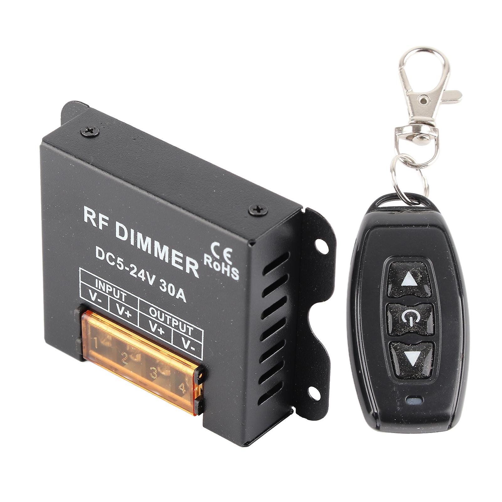 LED Single Color Dimmer Controller 3 Keys RF Large Power Cordless Remote Control