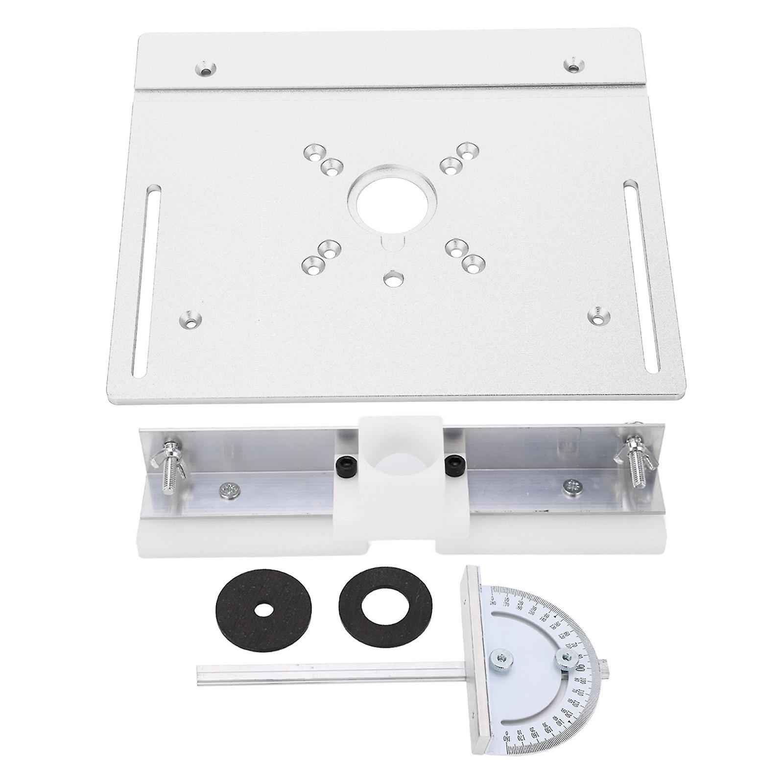 Aluminum Router Base Plate Metal Flip Plate for Router Table and Saw