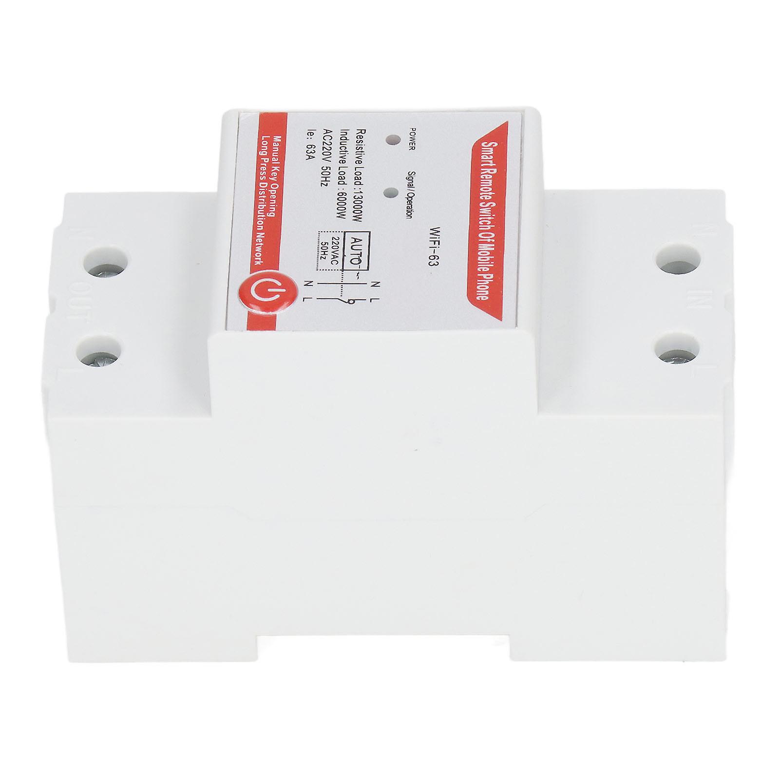 Time Switch Remote Control Wireless Wifi Bluetooth Remote Relay Switch for Pump Light AC220V 63A 