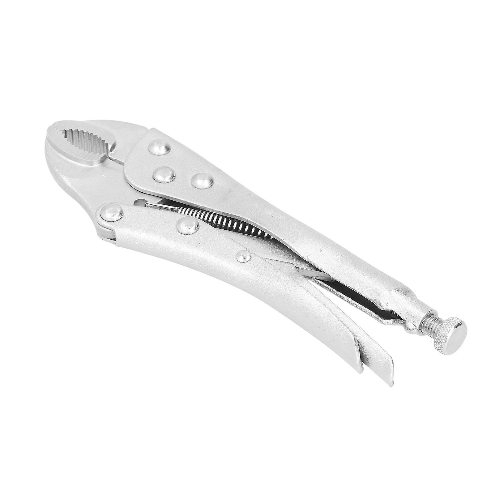 Locking Pliers Multi Functional Round Mouth Labor Saving Pliers with Curved Jaw for Home Industry7in