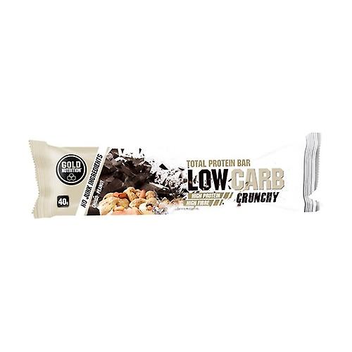 Protein Bar Low Carb Crunchy Bar (Peanut and Chocolate Flavor) 1 bar of 40g (Chocolate - Peanut)