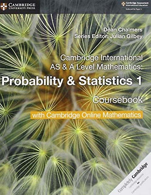 Cambridge International As A Level Mathematics Probability Statistics 1 Course by Dean Chalmers Paperback Book