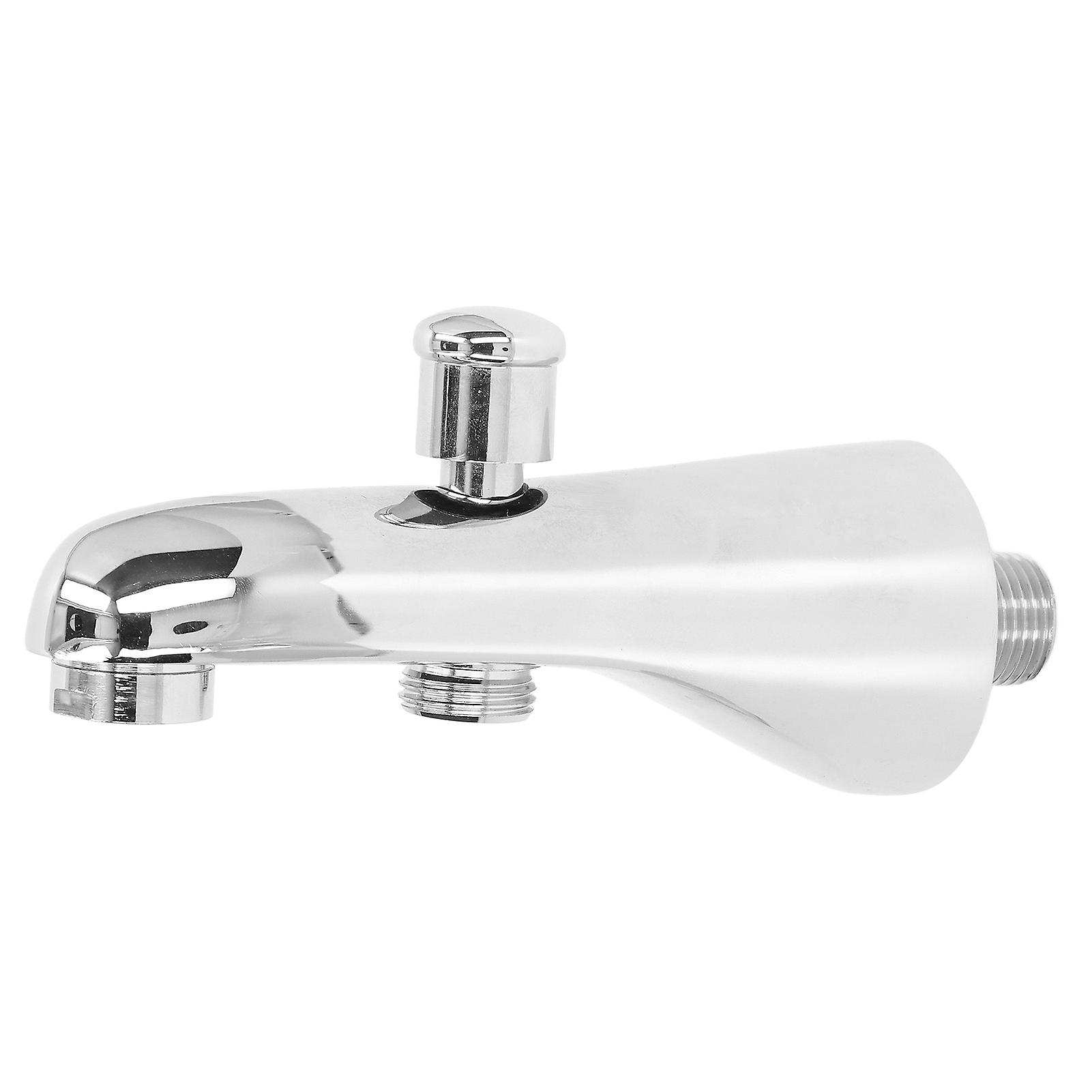 Robinet de baignoire encastré simple en demi-cercle avec bec de baignoire G1/2 avec inverseur pour baignoire de salle de bain