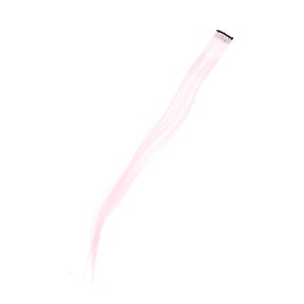 Professional Colored Hair Extension Piece Highlights Straight Hairpiece Clip Women's Wig PieceSakura Pink