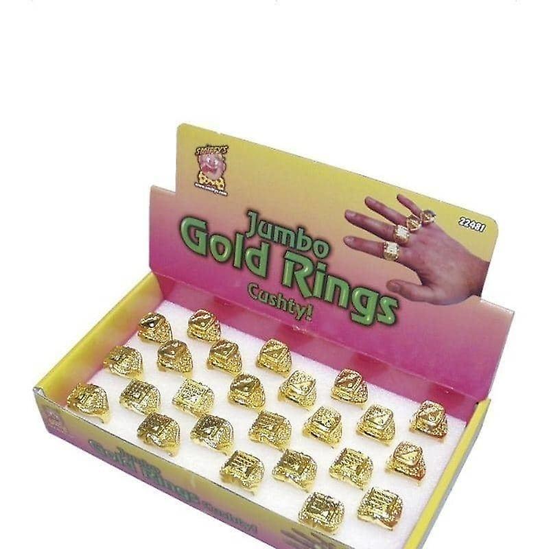 Assorted Rings Adult Gold 22481