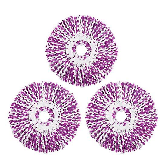 3Pcs Spin Mop Heads Replacement Super Soft Highly Absorbent Universal Easy to Replace