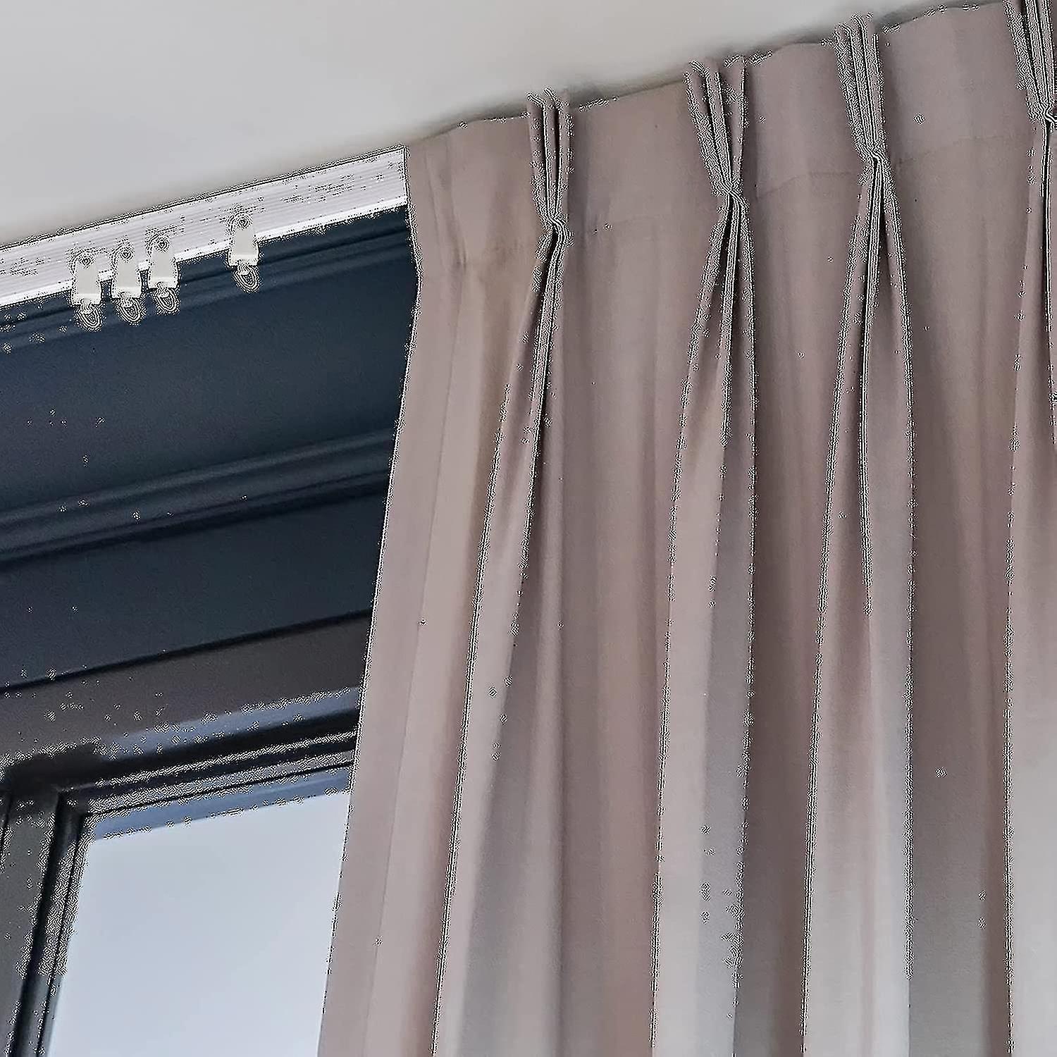 5 Meters Bendable Ceiling Curved Curtain Track Flexible Ceiling Curtain Mount Soft Windows Curved Track For Curtain Rail With Track Curtain System Bed
