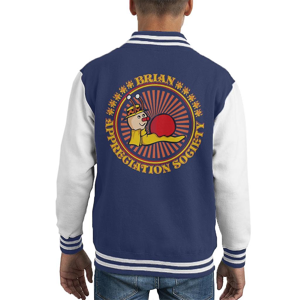 The Magic Roundabout Brian Appreciation Society Kid's Varsity Jacket