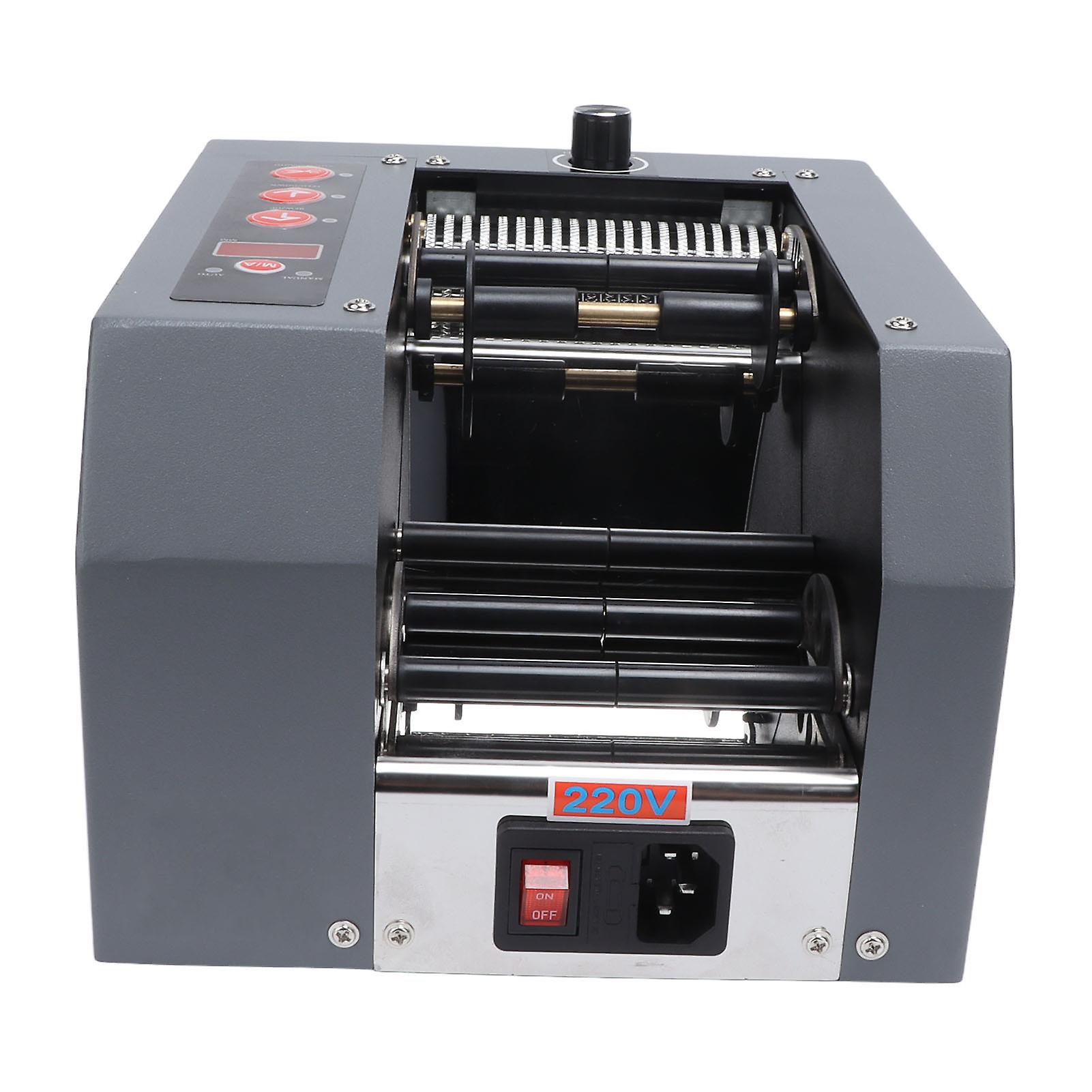 Automatic Tape Dispenser LED Display Fast Speed 80mm Width Tape Electric Cutting Machine for Packing EU Plug 220V
