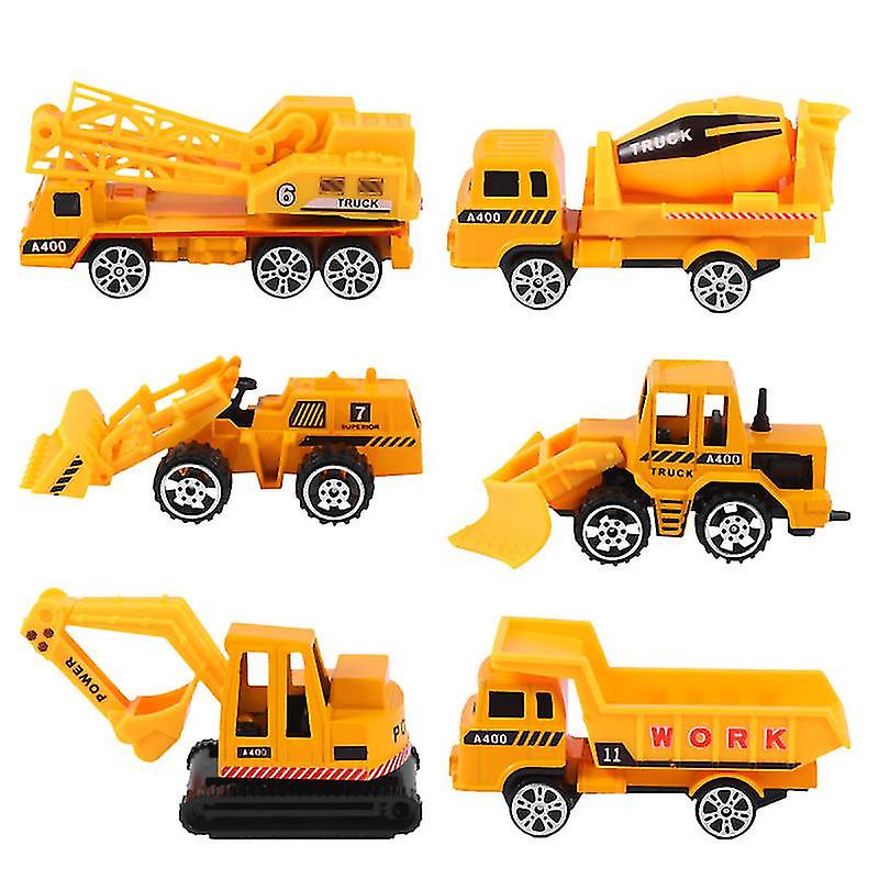 6pcs Engineering Truck Toy