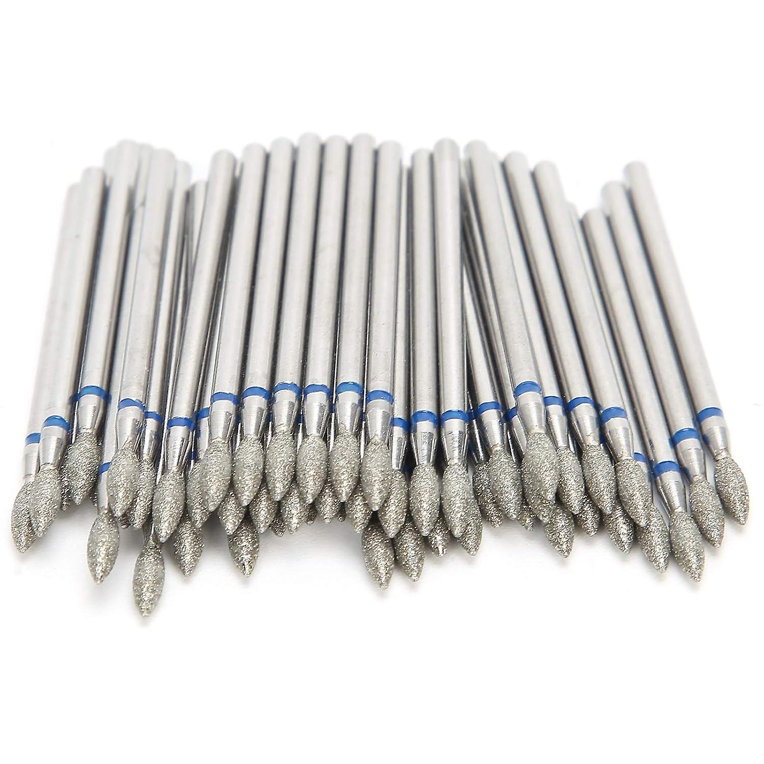 50pcs Nail Drill Bits Nail Polishing Grind Head Replacement Accessory Cuticle Remover Bits Electric 