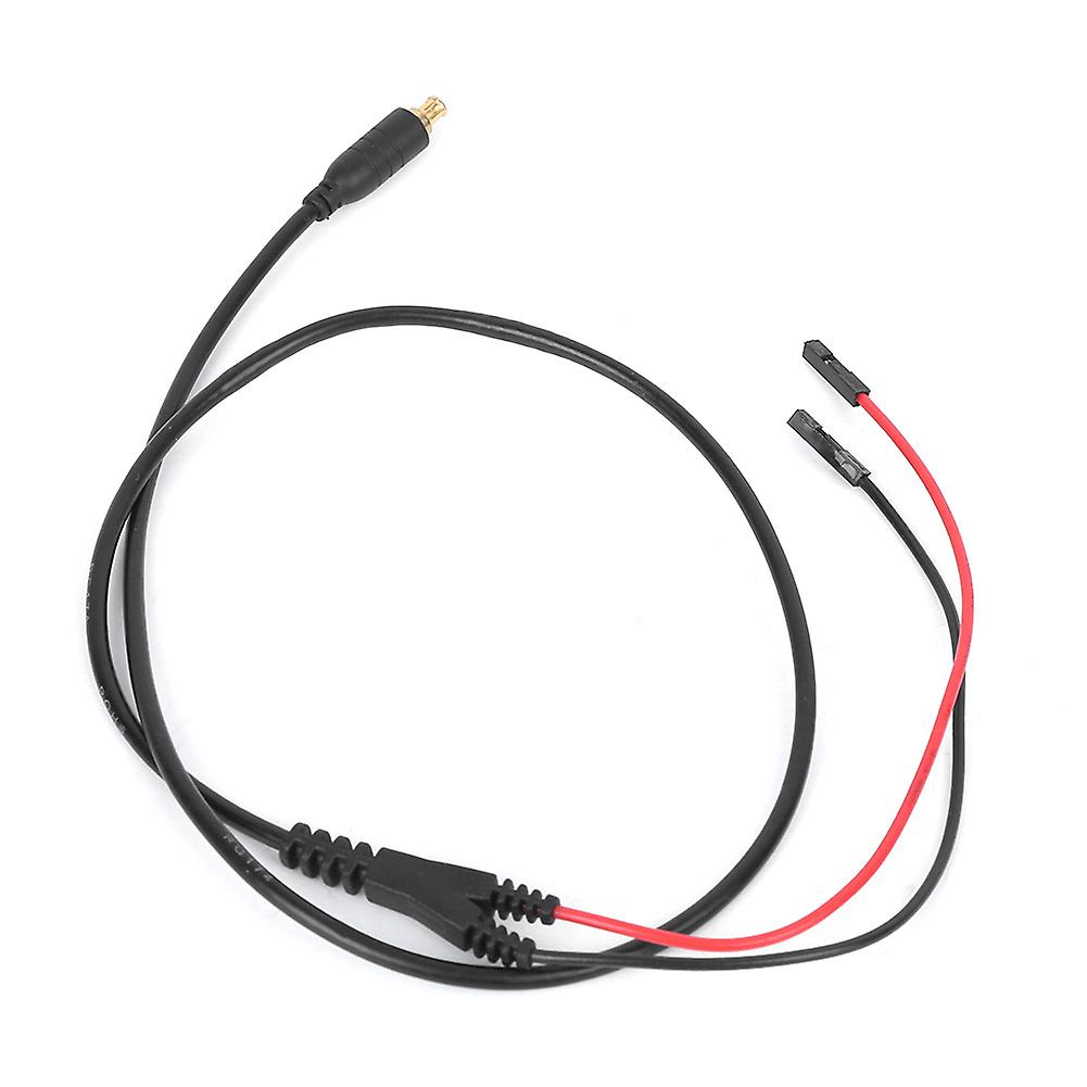 Test Cable Jumper Wire Connector with 2mm Testing Hook Red Black Opening for Oscilloscopes