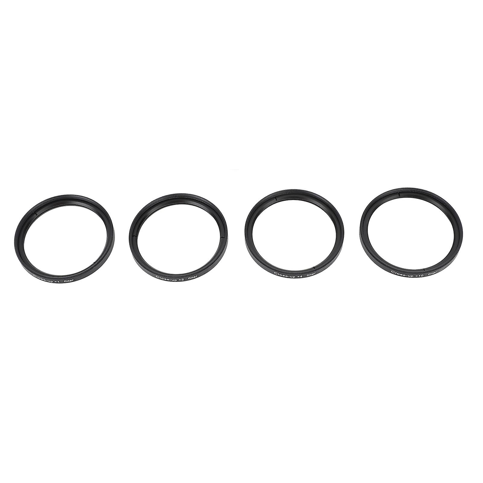 Close-up Filter Kit 4 in 1 +1 +2 +4 +10 Macro Lens Filter Optisch Glas met Opbergetui Camera Filter voor Digitale Camera Foto 49mm 