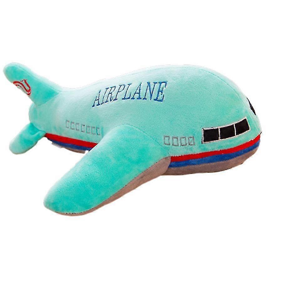 ぬいぐるみシミュレートされた飛行機人形クッションおもちゃの誕生日プレゼント子供のための#green