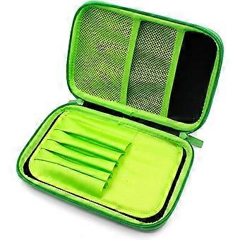 Showudesigns Pencil Case - Leaves Owl Green Stationery Bag For Kids & Students - View #10