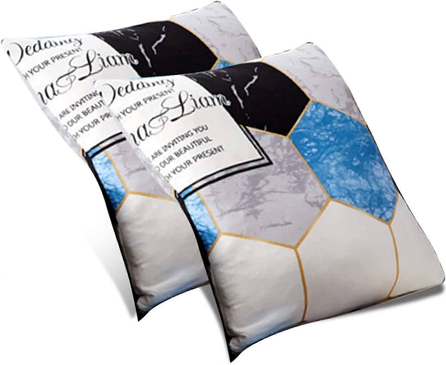 2 pc pillowcases 45cm*45cm