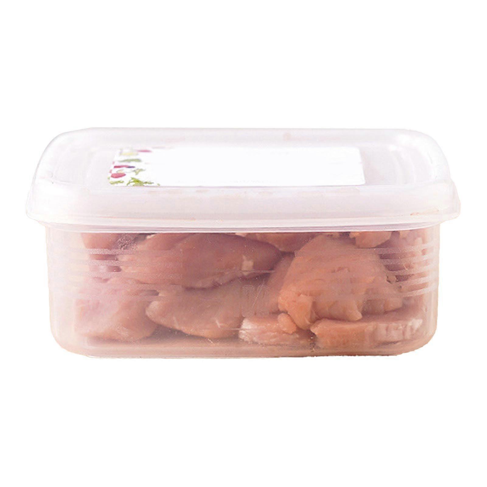 Rectangular Freezer Storage Box Food Divider Airtight Container BPA-Free Durable Plastic Meal Prep Box Ideal for Storing Meat Vegetables Ric