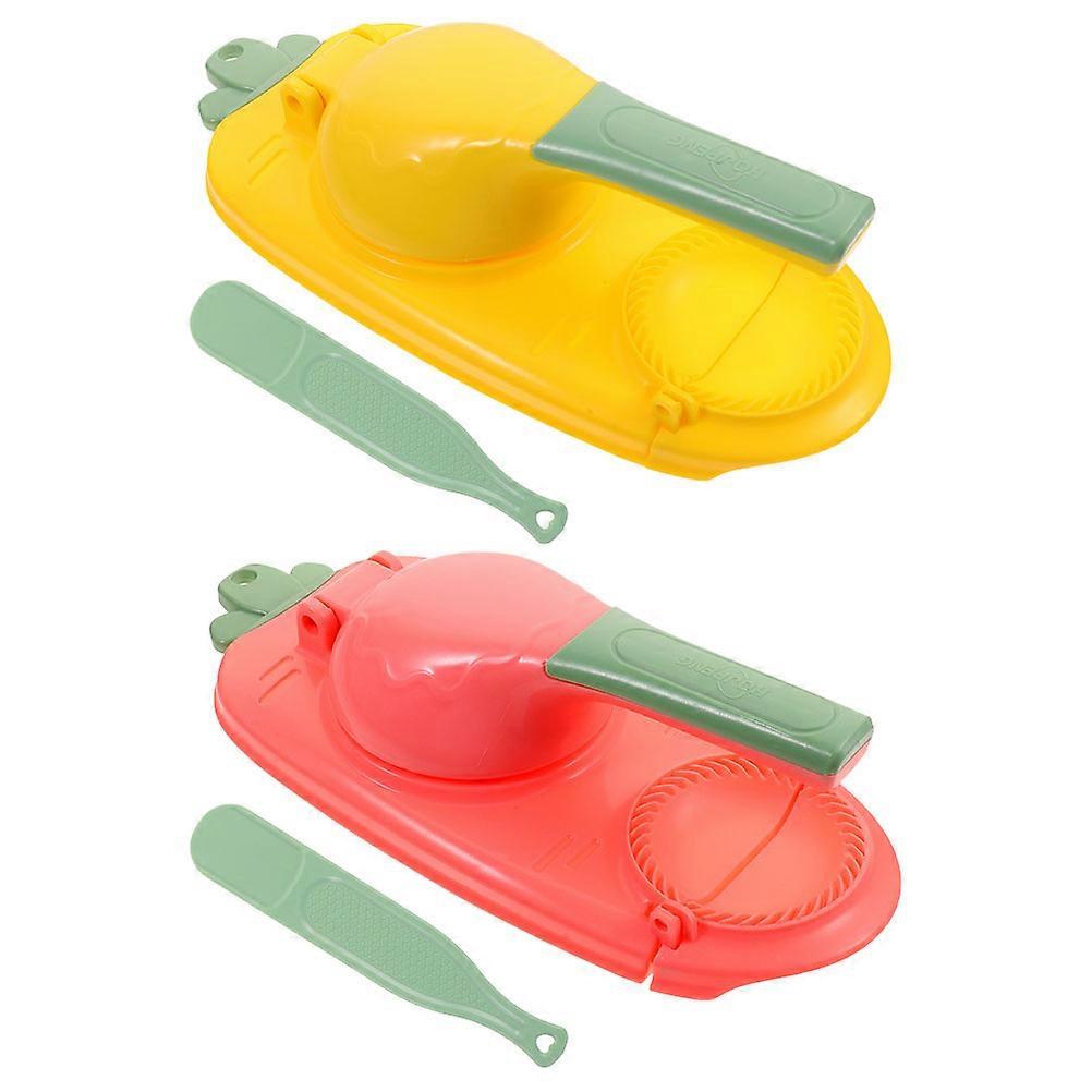 2 Sets Dumpling Presser Double End Dumpling Maker Dumpling Skin Presser Maker Kitchen Tools