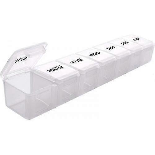 Large Pill Organizer For Travel, Weekly Pill Box