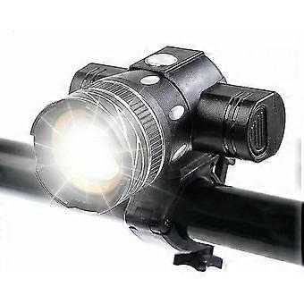 5000 lumen sykkellys oppladbart frontlys, vanntett LED sykkellampe høy lysstyrke 6 timer sykling fjellveien sikkerhet pendler lommelykt vidd