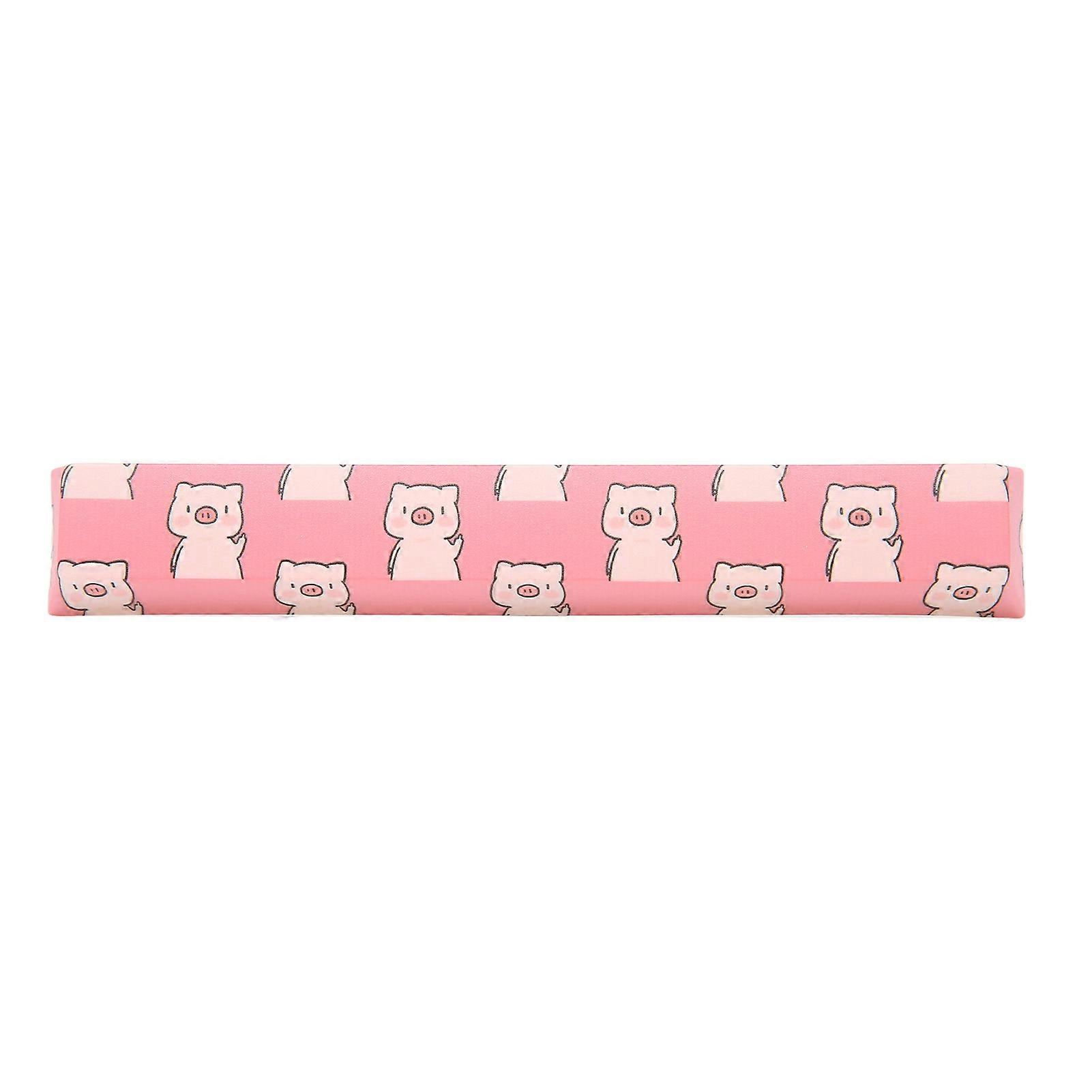 Spacebar Keycap PBT Colorful Cute Cartoon DIY Universal Mechanical Keyboard Replacement AccessoriesPink Pig