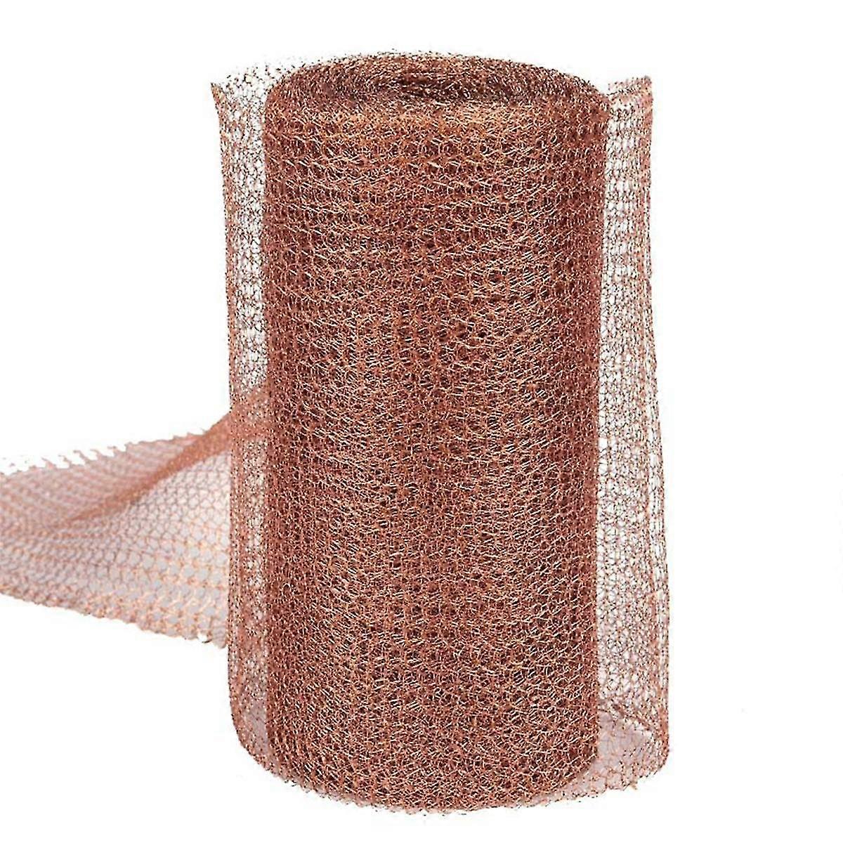 Copper Mesh Rodent Control Kit, 5 Inch X 35ft Rustproof Copper Wool Blend, DIY Hole Filler, Complete Tool for Mice