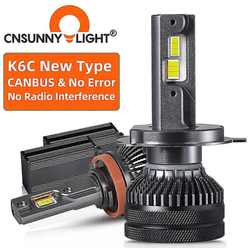 -długa żywotność K6c Turbo Led Żarówki reflektorów H7 Led H4 H1 H11 9005 9006 110w Auto Lamp Light dla K5c 40w Oceniane samochodowe automatyczne oświetlenie LED