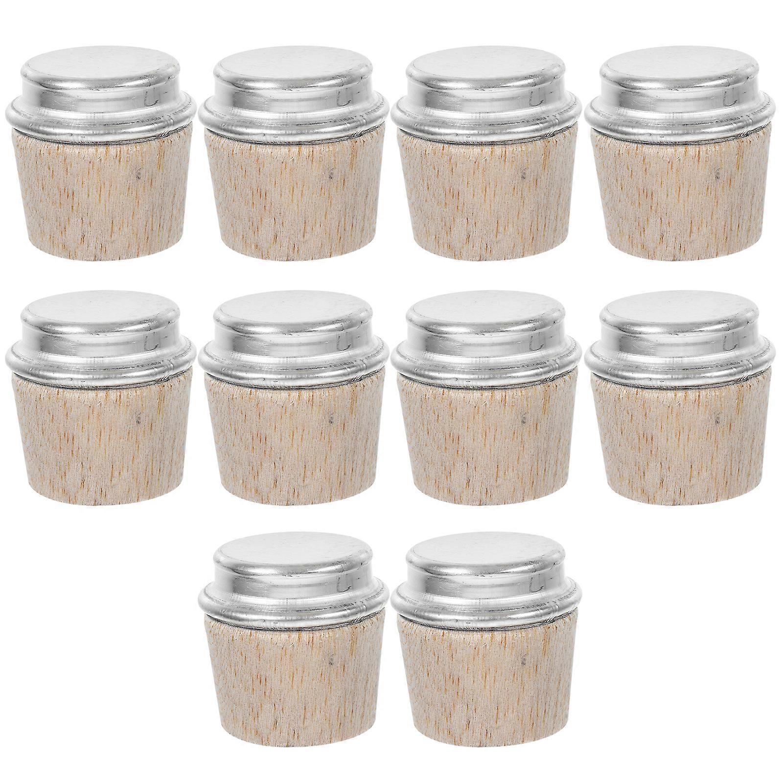 10pcs Wooden Cap for Insulated Bottle Kettle Plug Boiling Water Bottle Plug Bottle Part