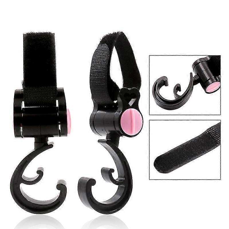 婴儿车挂钩，4 件装婴儿车挂钩，通用婴儿车挂钩，用于悬挂购物袋手提包尿布袋