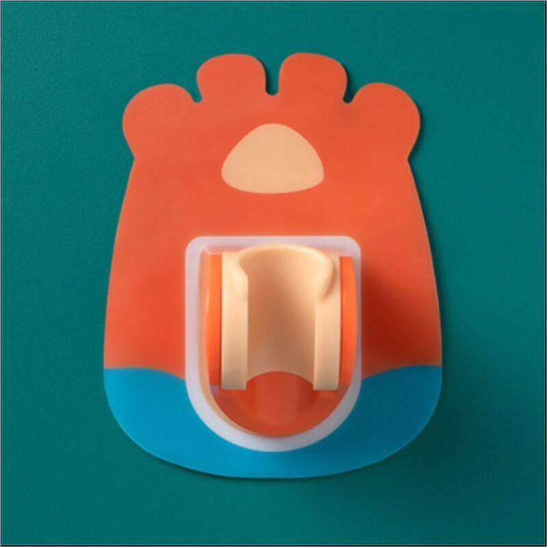 Free Cartoon Punching Shower Holder, Red