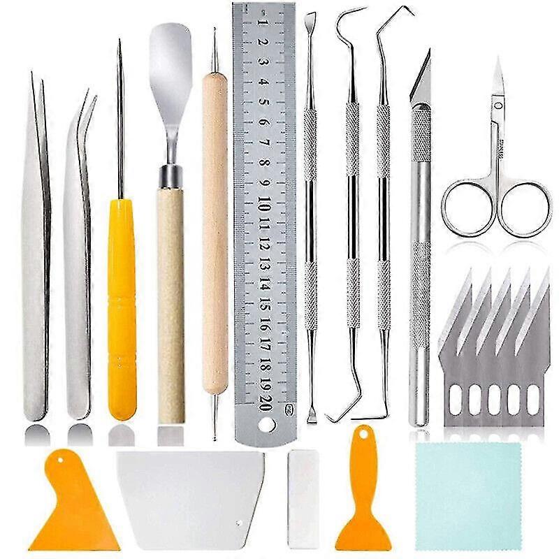 tools set scrapbooking craft basic supplies accessories for home .(multicolor)(21pcs )
