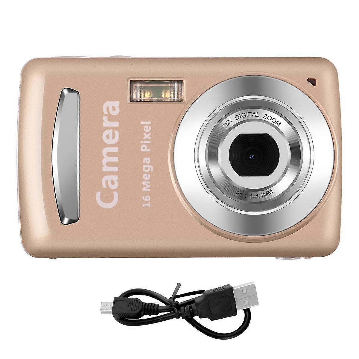 Digital Camera,Portable Cameras 16 Million HD Pixel Compact Home Digital Camera for Kids Teens Seni