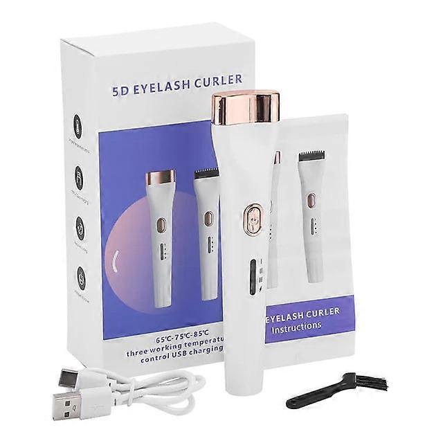 Heat Curg Eyelash Curler 3 Modes Electric Eye Lashes Portable Heated Eyelashes Curls Comb Long Lasting Makeup Tools