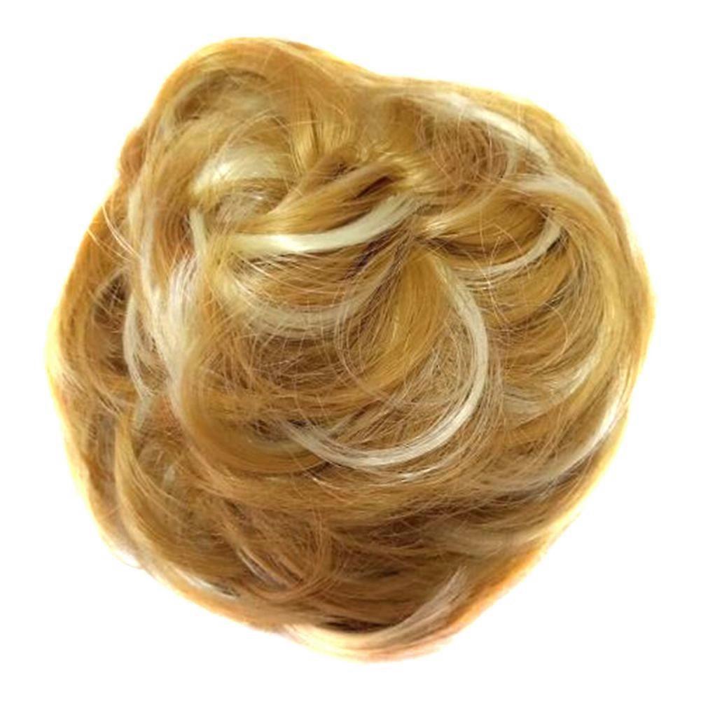 Easy to Wear Stylish Hair Scrunchies Naturally Messy Curly Bun Hair Extension