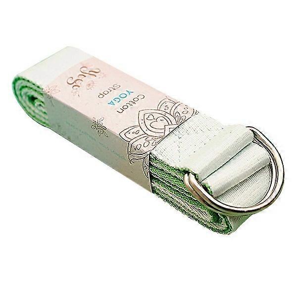 Adjustable Yoga Strap with D-Ring Buckle for Enhanced Flexibility in Stretching Poses