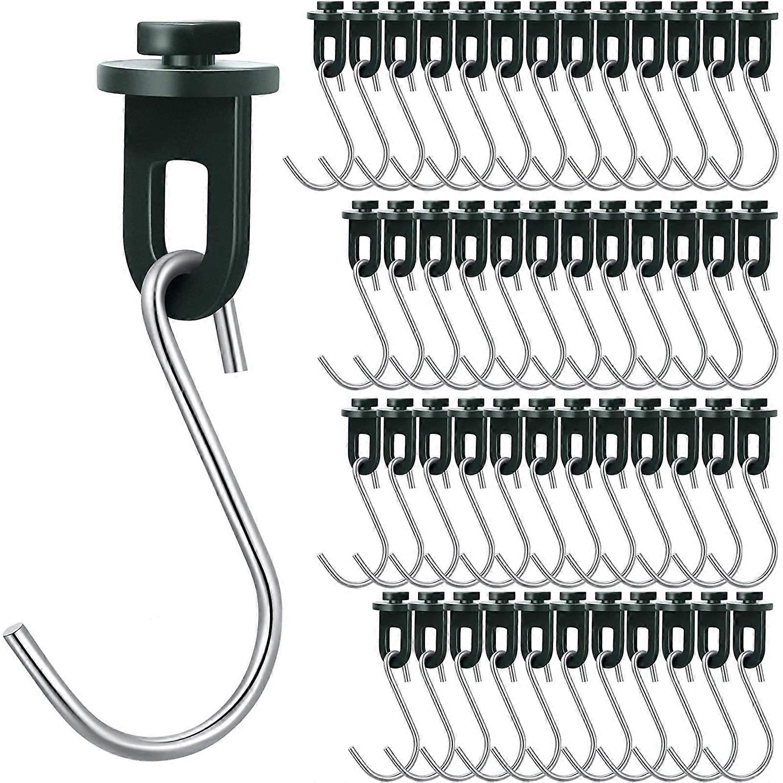 Greenhouse Twist Clips S-Shaped Hooks Simple Installation Greenhouse Hooks for Hang Small Flower Baskets